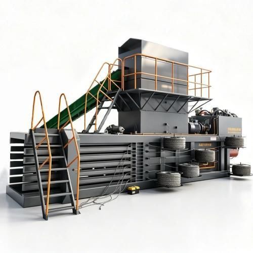 Prensa de balas para cartón - YG series - Zhengzhou Yugong Construction Machinery Co., Ltd. - para papel / para plástico / para residuos