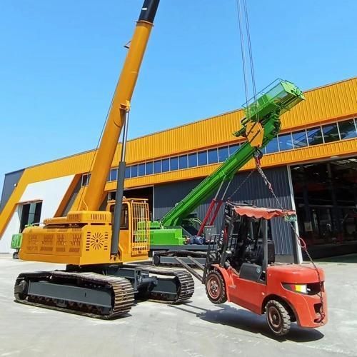 Minigrúa con orugas - YG series - Zhengzhou Yugong Construction Machinery Co., Ltd. - telescópica / para edificios / para uso en interiores y exteriores