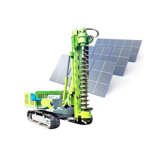 Hincapostes hidráulico - Zhengzhou Yugong Construction Machinery Co., Ltd. - neumático / vibratorio / para aplicaciones fotovoltaicas