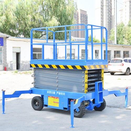 Plataforma elevadora de tijera móvil - YG series - Zhengzhou Yugong Construction Machinery Co., Ltd. - con ruedas / semimóvil / con orugas