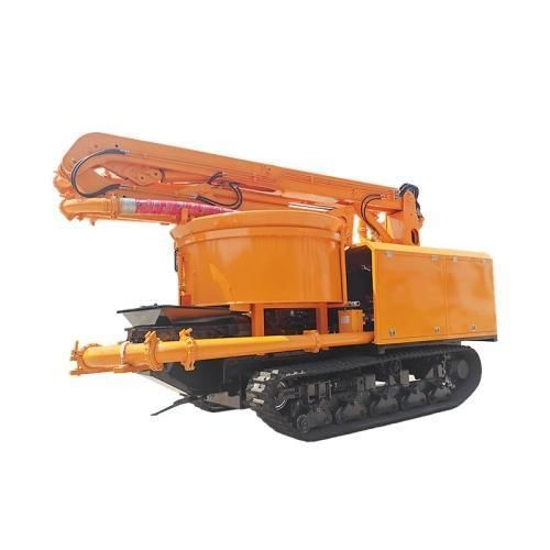 Bomba para hormigón adicional para camión hormigonera - Zhengzhou Yugong Construction Machinery Co., Ltd. - de exterior / para terreno difícil / para túnel