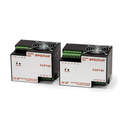 Alimentación eléctrica compacta - FCPT series - POLYLUX - AC/DC / estabilizada / trifásica
