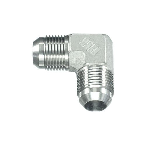 Racor hidráulico - Rubrik 6.7  - PH Industrie-Hydraulik GmbH & Co. KG - roscado / codo de 90º / de acero inoxidable