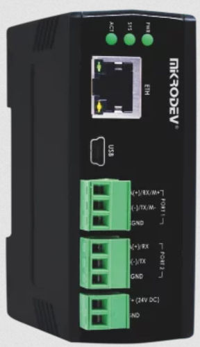 Convertidor de protocolos - MBS100-E1N-GC3-B0000 - Mikrodev - Ethernet / RS-485 / Modbus RTU