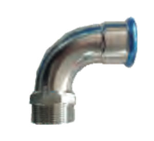 Racor hidráulico - 542 15 0000 02 - Airpipe Europe - para gas / roscado / codo de 90º