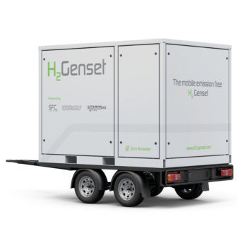 Grupo electrógeno de pila de combustible de hidrógeno - 20-10/21 - SFC Energy AG - trifásico / enfriado por aire / de emergencia