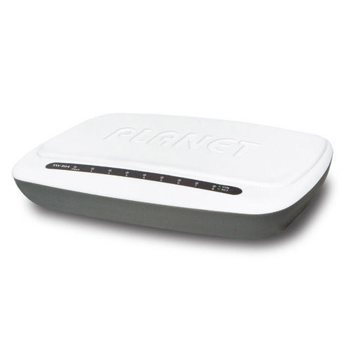 Conmutador Ethernet administrable - SW-804 - PLANET Technology Corp. - 8 puertos / de pared / de oficina