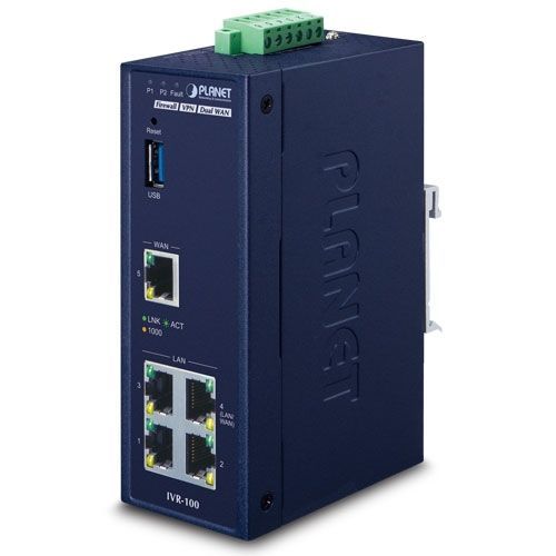 Pasarela de seguridad - IVR-100 - PLANET Technology Corp. - industrial / de ciberseguridad / TCP