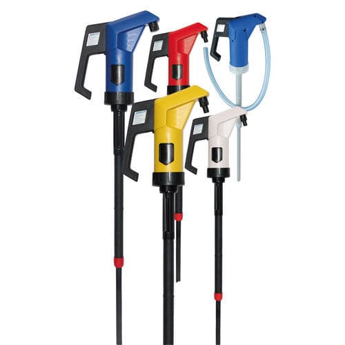 Bomba de mano - JP-04 BLUE / WHITE  - Dr. Jessberger GmbH - para polímero / para productos agroalimentarios / sumergible