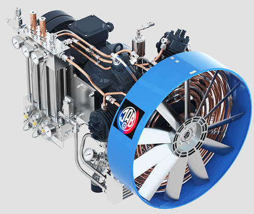 Compresor de pistón - SVC 450/350 - J.A. Becker & Söhne GmbH & Co. KG - de aire / con motor eléctrico / portátil