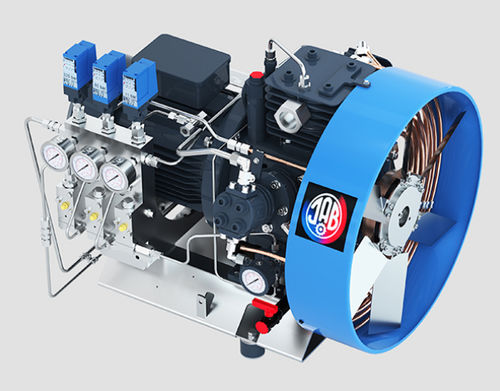 Compresor de pistón - V 215/300 NG4 - J.A. Becker & Söhne GmbH & Co. KG - de gas natural / con motor eléctrico / estacionario