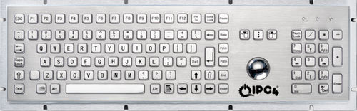 Teclado de mesa - IPC4-KBRD-TB-8605-EN - IPC4 - ICC Digital Industrial Technologies Bv - de tecla mecánica / 103 teclas / con trackball