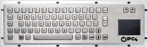 Teclado de mesa - IPC4-KBRD-TP-8607-EN - IPC4 - ICC Digital Industrial Technologies Bv - de tecla mecánica / 67 teclas / con alfombrilla táctil