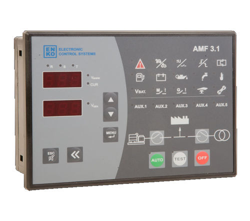 Controlador para grupo electrógeno automático - AMF 3.1 - ENKO Elektronik Kontrol Sistemleri San. ve Tic. Ltd. Sti. - de control automático del sector / trifásico