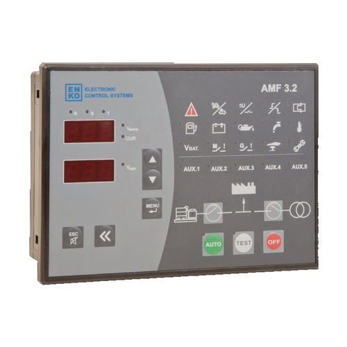 Controlador para grupo electrógeno automático - AMF 3.2 - ENKO Elektronik Kontrol Sistemleri San. ve Tic. Ltd. Sti. - de control automático del sector / trifásico