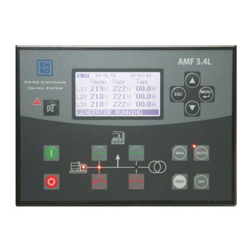 Controlador para grupo electrógeno de control automático del sector - AMF 3.4L  - ENKO Elektronik Kontrol Sistemleri San. ve Tic. Ltd. Sti. - trifásico