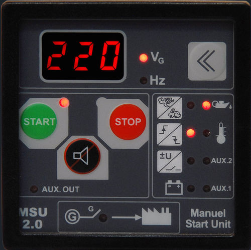 Controlador para grupo electrógeno manual - MSU 2.0 - ENKO Elektronik Kontrol Sistemleri San. ve Tic. Ltd. Sti.