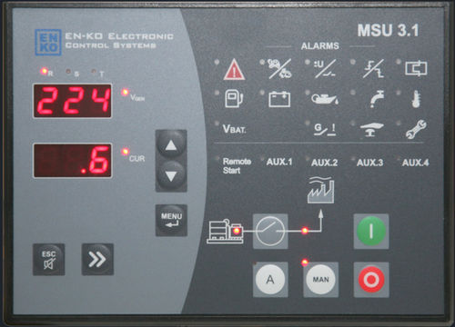 Controlador para grupo electrógeno automático - MSU 3.1 - ENKO Elektronik Kontrol Sistemleri San. ve Tic. Ltd. Sti.