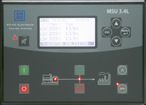 Controlador para grupo electrógeno automático - MSU 3.4L - ENKO Elektronik Kontrol Sistemleri San. ve Tic. Ltd. Sti.