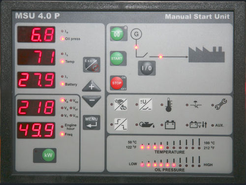 Controlador para grupo electrógeno automático - MSU 4.0 - ENKO Elektronik Kontrol Sistemleri San. ve Tic. Ltd. Sti. - manual
