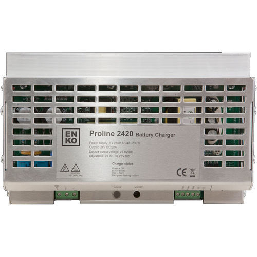 Cargador de baterías en riel-DIN - EBC 2420 - ENKO Elektronik Kontrol Sistemleri San. ve Tic. Ltd. Sti. - ácido-plomo / conmutado