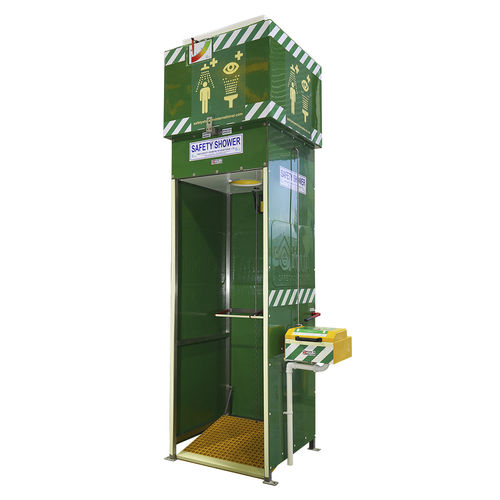 Ducha de seguridad de pie - TS350 - Aqua Safety Showers Internatioanl - para interior / para zona peligrosa / para uso exterior