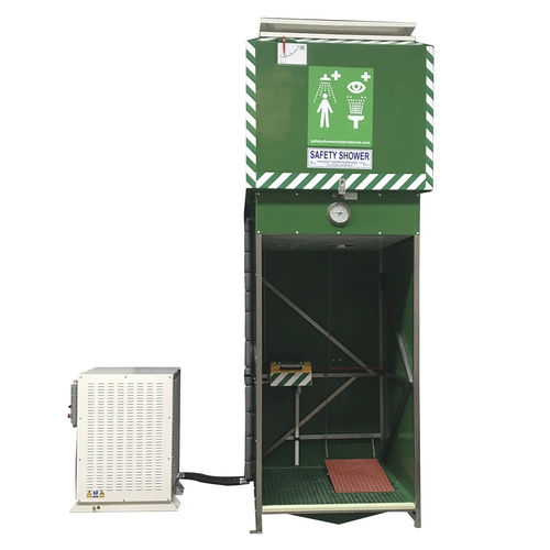 Ducha de seguridad de pie - TS1500CH - Aqua Safety Showers Internatioanl - de interior / para entorno peligroso / de exterior