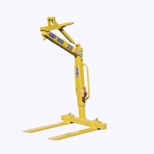 Aparato de levantamiento de palanca - Mantis Cranes - con horquilla / para construcciones / para la industria