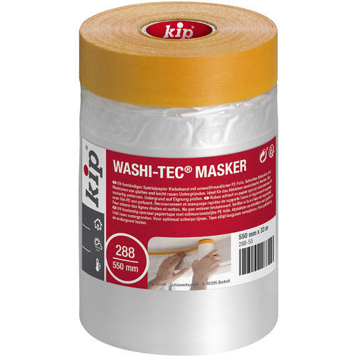 Cinta de enmascarar para interior - 288 WASHI-TEC® - KIP
