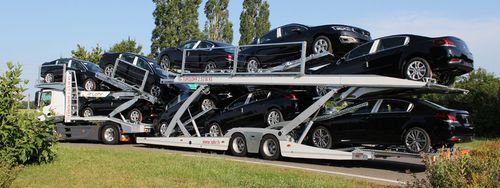 Remolque para coches - Eurolohr 200 - Lohr - de 2 ejes / de acoplamiento / hidráulico