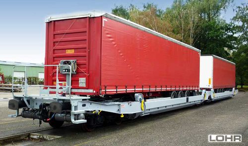 Transportador especial - UIC series - Lohr - para contenedores