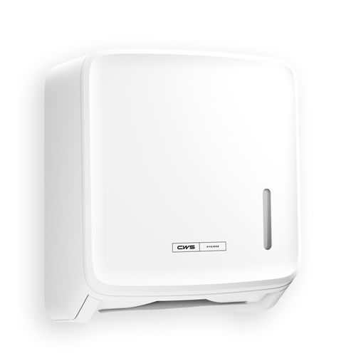 Distribuidor para toallitas de papel - CWS - manual / vertical / de pared