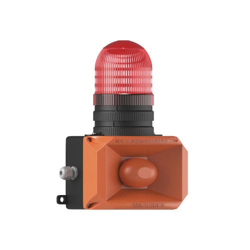 Difusor de alarma sonora con avisador luminoso de flash - MS 232 - MESAN ELEKTRIK MÜM. SAN. A.Ş. - con luz permanente