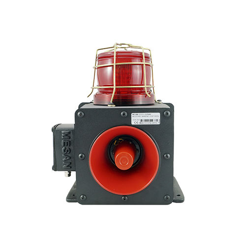 Sirena con avisador luminoso de LED - MS 1333 - MESAN ELEKTRIK MÜM. SAN. A.Ş. - para uso intensivo / IP66 / potente