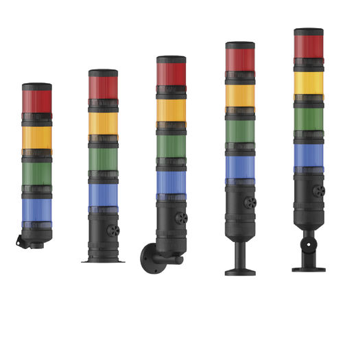 Columna de señalización de 4 colores - MESAN ELEKTRIK MÜM. SAN. A.Ş. - con zumbador