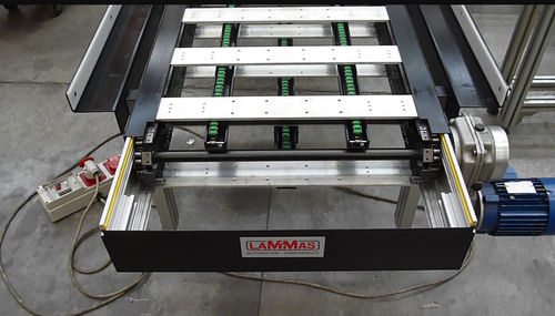 Transportador con cadena - SISTEMAS STEP - LAMMAS - horizontal / para alimentador / para cargas pesadas