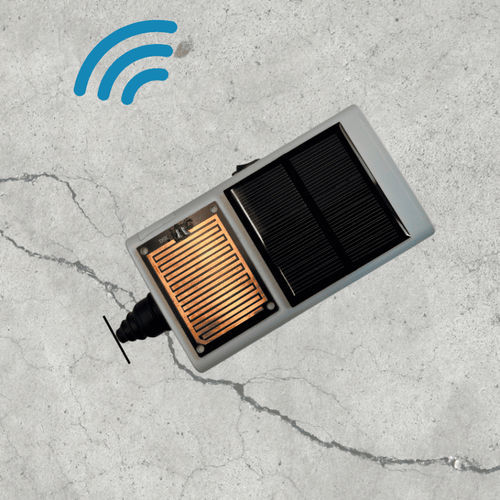 Fisurómetro electrónico - Infrasolute GmbH - lineal / inalámbrico / con sensor de temperatura