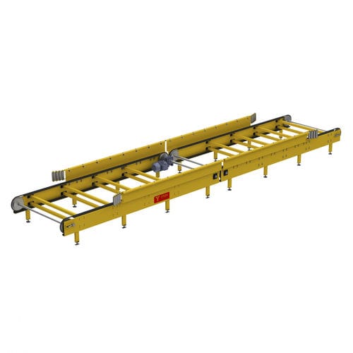 Transportador con cadena - CCS - Fada Engineering - de acero inoxidable / de aluminio