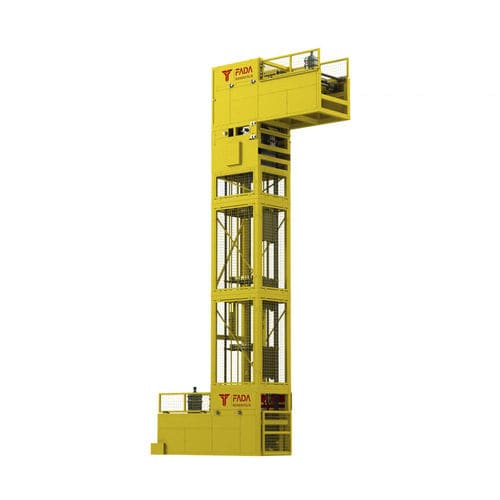 Transportador con cadena - VCS - Fada Engineering - vertical / de acero inoxidable