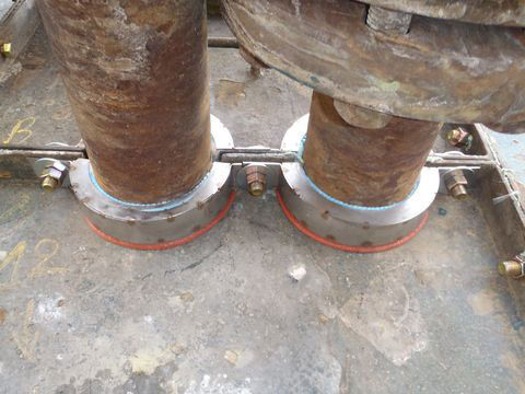Collar de estanqueidad - TecHeat&reg; - Porteret Beaulieu Industrie (PBI) - para la industria petroquímica