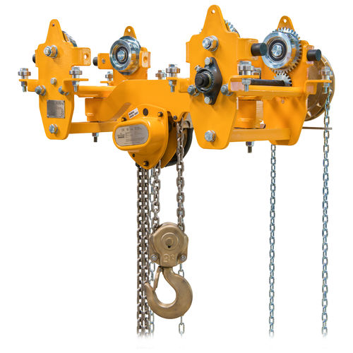 Carretilla para polipasto manual - KITO Corporation - articulada / ATEX
