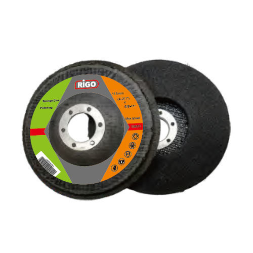 Disco abrasivo esponja - DanYang Rigo Abrasives Co., Ltd. - para acabado / para pulido / para rectificado