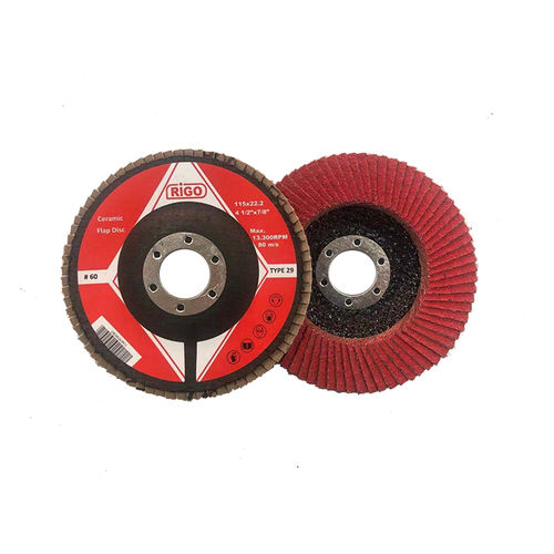 Disco de láminas para acero inoxidable - 10FC series - DanYang Rigo Abrasives Co., Ltd. - de acabado / de cerámica / de pulido