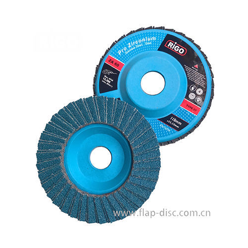 Disco de láminas de óxido de aluminio - DanYang Rigo Abrasives Co., Ltd. - de cerámica / de óxido de circonio