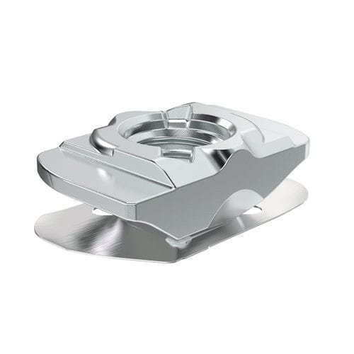 Tuerca de acero galvanizado - TIN 45 series - Robotunits GmbH - roscada / giratoria / para perfiles