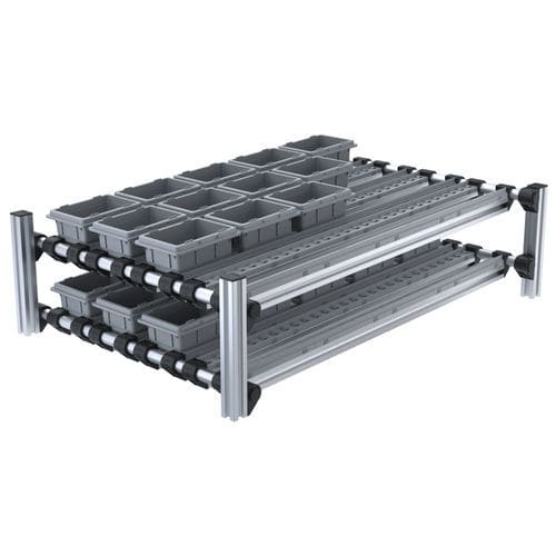 Sistema de manipulación para vehículos eléctricos y carretillas de guiado automático - MBS PickStar RL - Robotunits GmbH - para transportador de rodillos / a medida / industrial