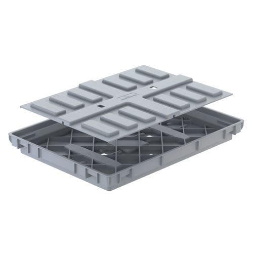 Bandeja de polipropileno - BOX4030 series - Robotunits GmbH - de escurrimiento