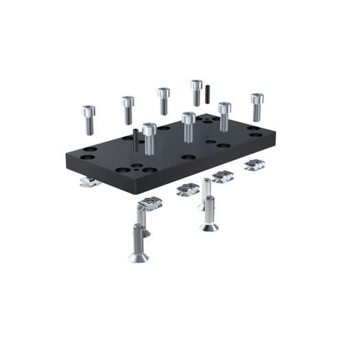 Soporte en escuadra de fijación - FAS 102 series - Robotunits GmbH - de aluminio / 90°