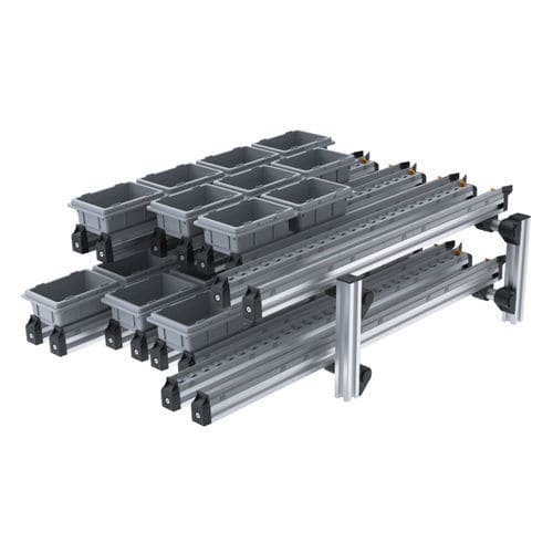 Sistema de manipulación para transporte - MBS PickStar RL - Robotunits GmbH - para contenedores / para vehículos eléctricos y carretillas de guiado automático / de cinta transportadora