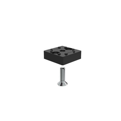 Elemento de fijación de para perfiles de aluminio - FAS5059 - Robotunits GmbH - de acero galvanizado / en ángulo recto / de kit
